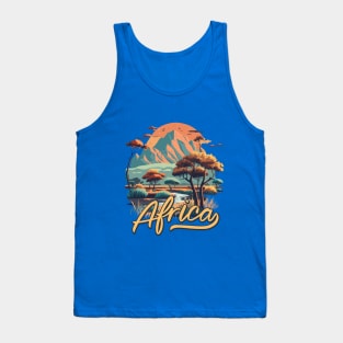 Beautiful African Landscape Tank Top